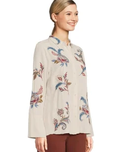 Women Johnny Was Vintage Button Down Shirt