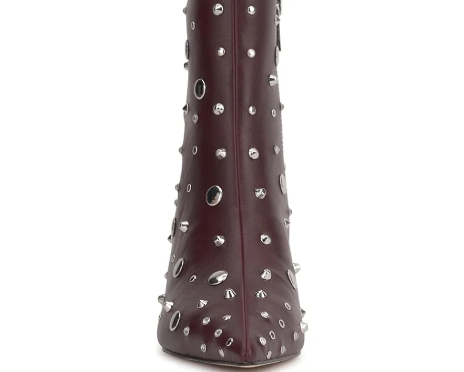 Women Jessica Simpson Viviana Kitten Heel Studded Bootie