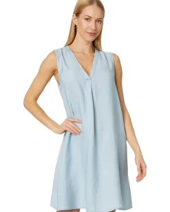 Women Vince Camuto V-Neck Sleeveless Dress