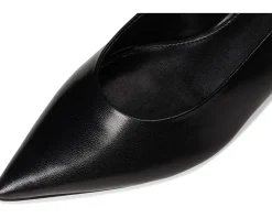 Calvin Klein Voneta Black Leather Outlet