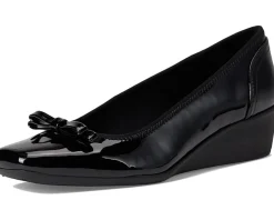 Anne Klein Wales Black Patent Hot