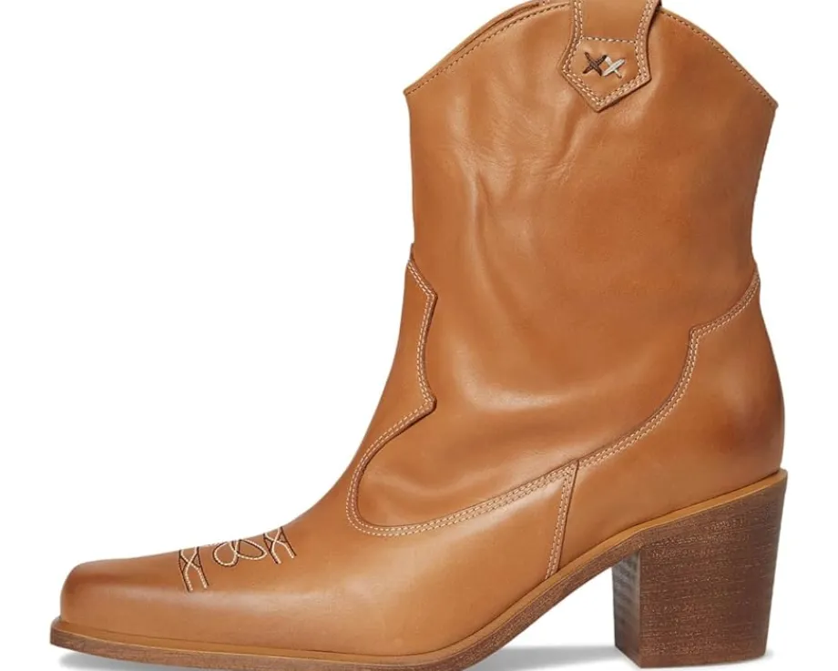 Free People Wandering Western Boots Toffee Leather Outlet