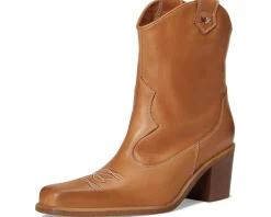 Free People Wandering Western Boots Toffee Leather Outlet