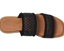 Women Seychelles Water Lilly Suede Slide Sandal