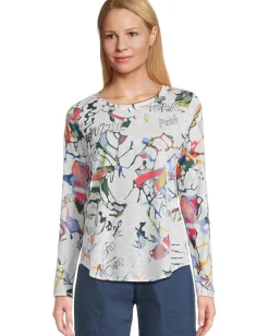 Elliott Lauren Watercolor Blue/Red Clearance