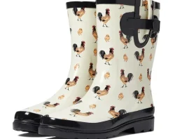 Western Chief Waterproof Mid Rain Boot Chicken Roost New