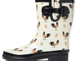 Western Chief Waterproof Mid Rain Boot Chicken Roost New