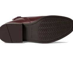 Cole Haan Waterproof River Chelsea Bootie Waterproof Bloodstone Leather Hot