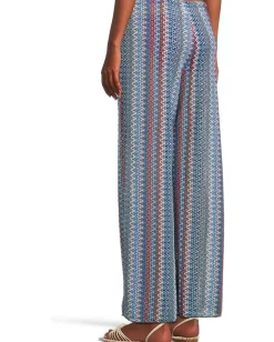 BECCA Waterway Crochet Split Leg Pant Cover-Up Multicolor Discount