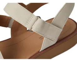 LifeStride Waverly Sandals Stone Beige Faux Leather