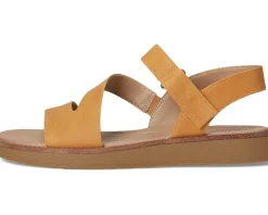 LifeStride Waverly Sandals Inca Gold Faux Leather Sale