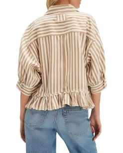 Women Free People We The Free Bailey Stripe Shirt