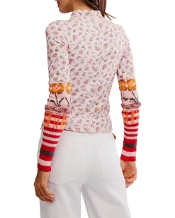 Free People We The Free Bold Bowery Cuff Cherry Blossom Combo Sale