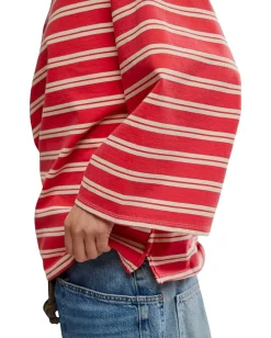 Free People We The Free C'est La Vie Tee Red Combo Best