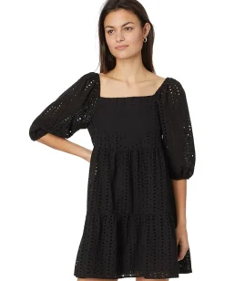 Sanctuary Weekender Babydoll Mini Dress Black Best