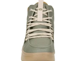 Hey Dude Wendy Peak Apres Coated Twill Olive Discount