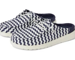 Women Hey Dude Wendy Slip Terry Stripe