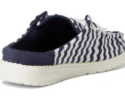 Women Hey Dude Wendy Slip Terry Stripe