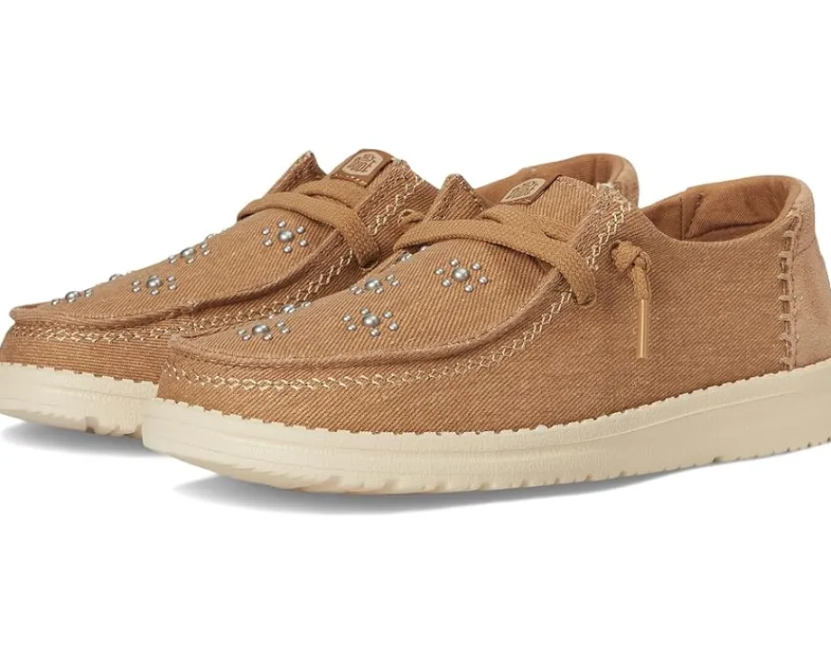 Hey Dude Wendy Star Stud Cognac/Tan New