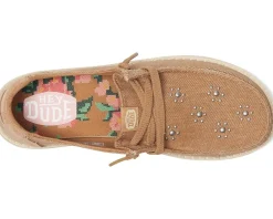 Hey Dude Wendy Star Stud Cognac/Tan New