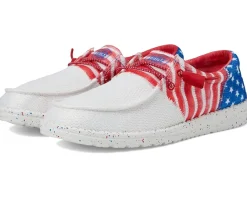 Women Hey Dude Wendy Tri Patriotic