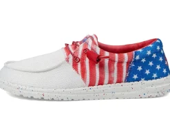 Women Hey Dude Wendy Tri Patriotic