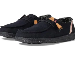 Women Hey Dude Wendy Washed Canvas Slip-On Casual Shoes