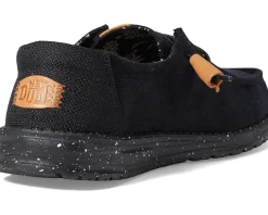 Women Hey Dude Wendy Washed Canvas Slip-On Casual Shoes