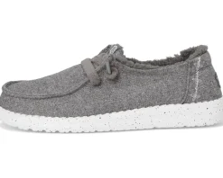 Hey Dude Wendy Wool Cozy Charcoal Online