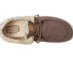 Women Hey Dude Wendy Wooly Twill Fold Boot