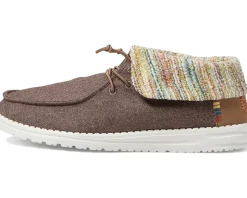 Women Hey Dude Wendy Wooly Twill Fold Boot