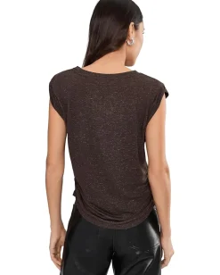 AllSaints West Shimmer Tank Torte Brown
