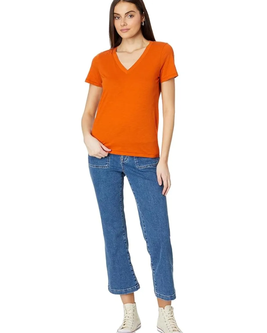 Women Madewell Whisper Cotton V-Neck Tee