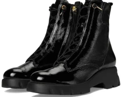 Paul Green Wicked Boot Black Crinkled Patent Hot