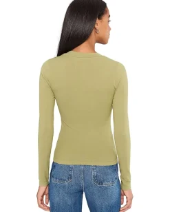 Free People Wide Awake Layering Mosstone Outlet