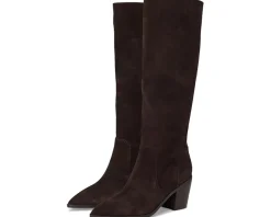 Cole Haan Willa Boot 75 Mm Dark Chocolate Suede Hot