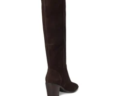 Cole Haan Willa Boot 75 Mm Dark Chocolate Suede Hot