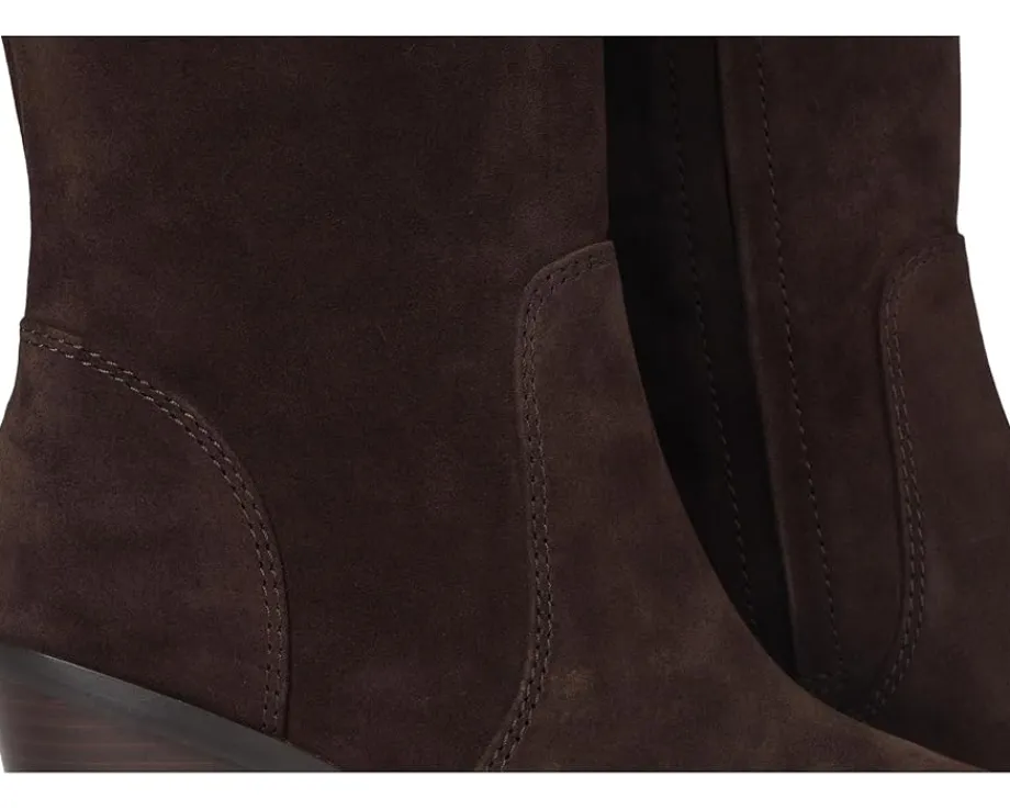 Cole Haan Willa Boot 75 Mm Dark Chocolate Suede Hot