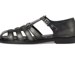 Free People Willow Fisherman Black Leather Clearance