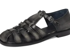 Free People Willow Fisherman Black Leather Clearance