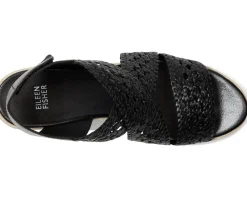 Eileen Fisher Willow Wedge Black Sale