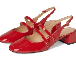 Women COACH Winley Patent Leather Slingback Mary Jane
