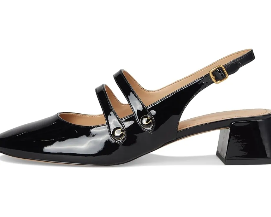 Women COACH Winley Patent Leather Slingback Mary Jane