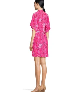 Women Lilly Pulitzer Wisteria Elbow Sleeve V-Neck