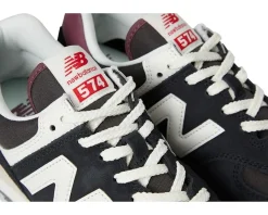 New Balance Classics WL574 Black/White 1