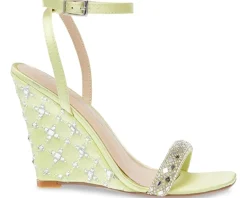 Blue by Betsey Johnson Women's Simon Wedge Sandals