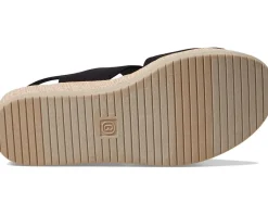 Women Bzees Women's Reveal Ankle Strap Wedge Sandals