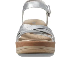 Women Bzees Women's Rhythm Wedge Strappy Sandals