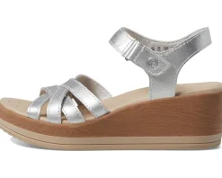 Women Bzees Women's Rhythm Wedge Strappy Sandals
