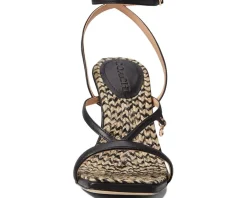 COACH Women's Kaia Leather Sandal Clearance